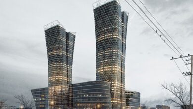 تحلیل و بررسی برج های دوقلو آیسان تبریز